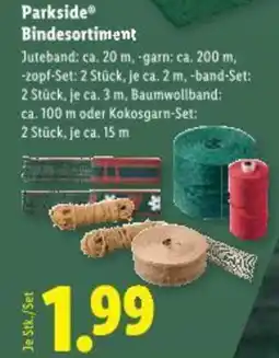 Lidl Parkside bindesortiment Angebot