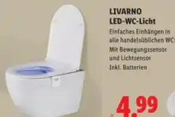 Lidl Livarno led wc licht Angebot
