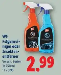 Lidl W5 felgenrei niger oder insekte entferner Angebot
