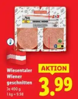 Lidl Wiesentaler Wiener geschnitten Angebot