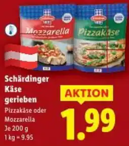 Lidl Schärdinger käse gerieben Angebot