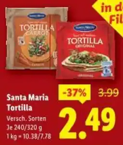 Lidl Santa Maria Tortilla Angebot