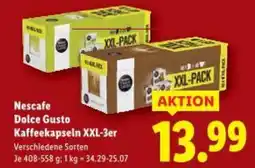 Lidl Nescafe dolce gusto kaffeekapseln xxl Angebot