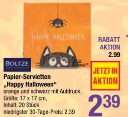 Maximarkt Papier servietten happy halloween Angebot