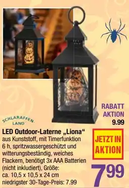 Maximarkt Led outdoor laterne liona Angebot