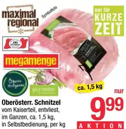 Maximarkt Oberösterr schnitzel Angebot