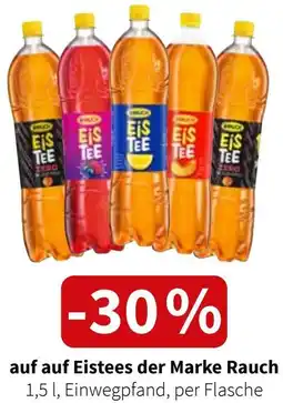 Der Grissemann auf auf Eistees der Marke Rauch Angebot