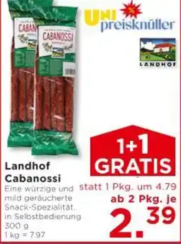 Unimarkt Landhof Cabanossi Angebot
