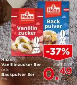 Unimarkt Haas Vanillinzucker oder Backpulver Angebot