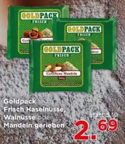 Unimarkt Goldpack Frisch Haselnüsse, Walnüsse oder Mandeln gerieben Angebot