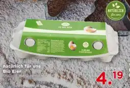 Unimarkt Natürlich für uns bio eier Angebot