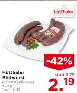 Unimarkt Hütthaler Blutwurst Angebot