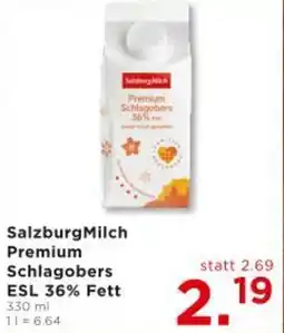 Unimarkt Salzburg milch premium schlagobers esl 36% fett Angebot