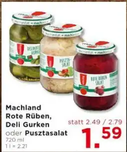 Unimarkt Machland Rote Rüben, Deli Gurken oder Pusztasalat Angebot