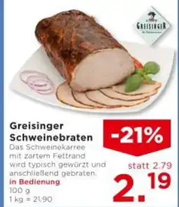Unimarkt Greisinger Schweinebraten Angebot