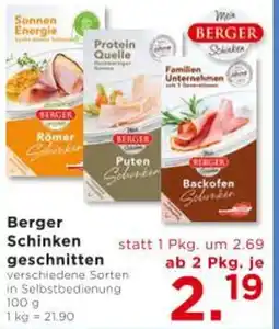 Unimarkt Berger schinken geschnitten Angebot