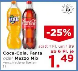 Unimarkt Coca-Cola, Fanta oder Mezzo Mix Angebot
