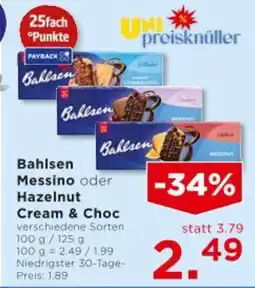 Unimarkt Bahlsen Messino oder Hazelnut Cream & Choc Angebot