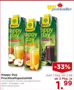 Unimarkt Happy Day Fruchtsaftspezialität Angebot