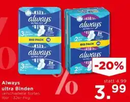 Unimarkt Always ultra Binden Angebot