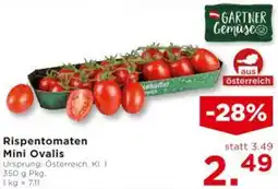 Unimarkt Rispentomaten Mini Ovalis Angebot