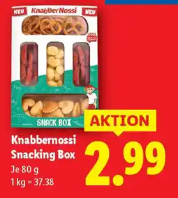 Lidl Knabbernossi snacking box Angebot