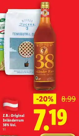 Lidl Z.B.: Original Inländerrum Angebot