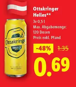 Lidl Ottakringer Helles Angebot