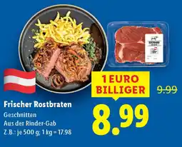 Lidl Frischer rostbraten Angebot