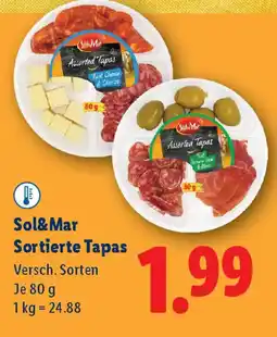 Lidl Sol&mar sortierte tapas Angebot