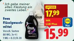 Lidl Fewa flüssigwasch mittel Angebot