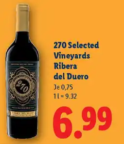 Lidl 270 selected vineyards ribera del duero Angebot