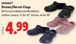 Lidl Esmara damen herren clogs Angebot