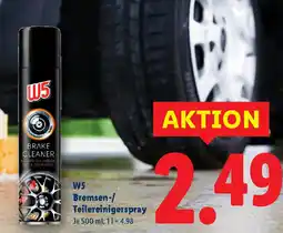 Lidl W5 W5 Bremsen Teilereinigerspray Angebot