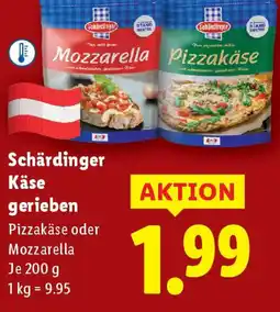 Lidl Schärdinger Pizzakäse Angebot