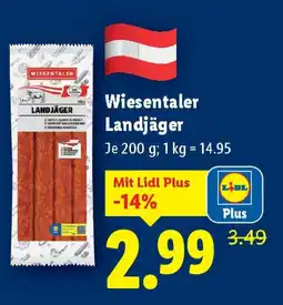 Lidl Wiesentaler Landjäger Angebot