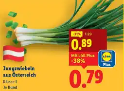 Lidl Jungzwiebeln aus Österreich Angebot