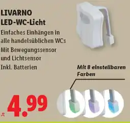 Lidl Livarno Home LED-WC-Licht Angebot
