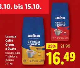 Lidl Lavazza Caffè Crema Gustoso Angebot