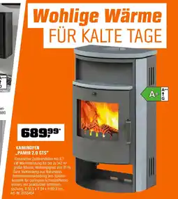 OBI Kaminofen pamir 2.0 gts Angebot