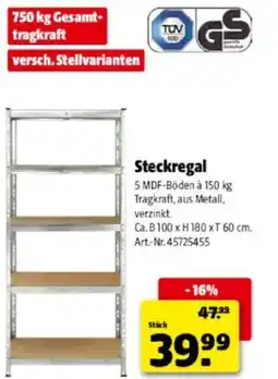 Hagebau Steckregal Angebot
