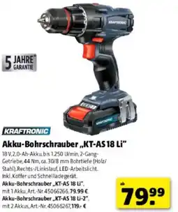 Hagebau Akku-bohrschrauber kt-as 18 li Angebot