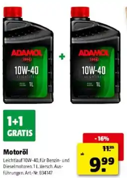 Hagebau Motoröl Angebot