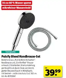 Hagebau Pulsify blend handbrause set Angebot