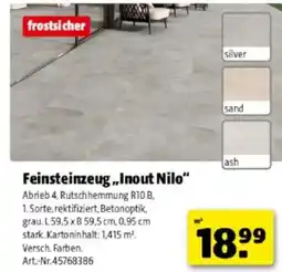 Hagebau Feinsteinzeug inout nilo Angebot