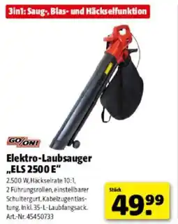 Hagebau Elektro laubsauger els 2500 e Angebot
