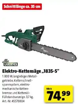 Hagebau Elektro Kettensäge 1835-5 Angebot