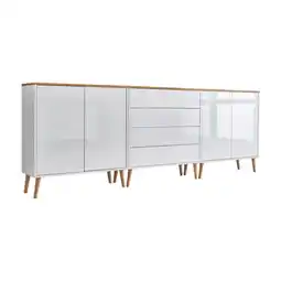 Möbelix Sideboard Mailand5b:237cm Weiß/eiche Angebot