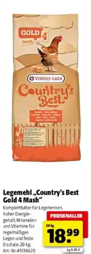 Hagebau Legemehl country's best gold 4 mash Angebot