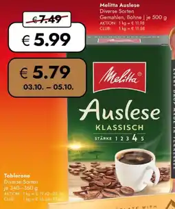 Travel FREE Melitta auslese Angebot